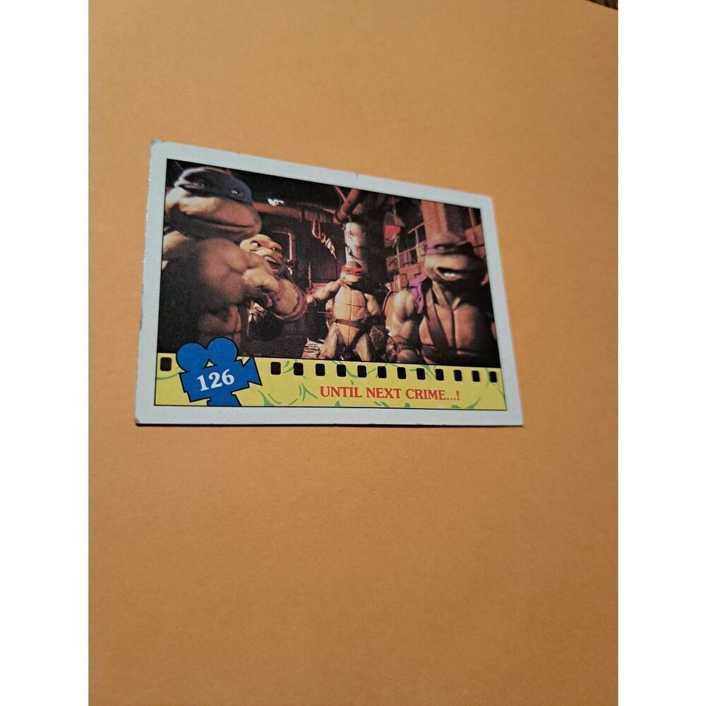 1990 Mirage Studios Topps TMNT Trading Card #126 Teenage Mutant Ninja Turtles